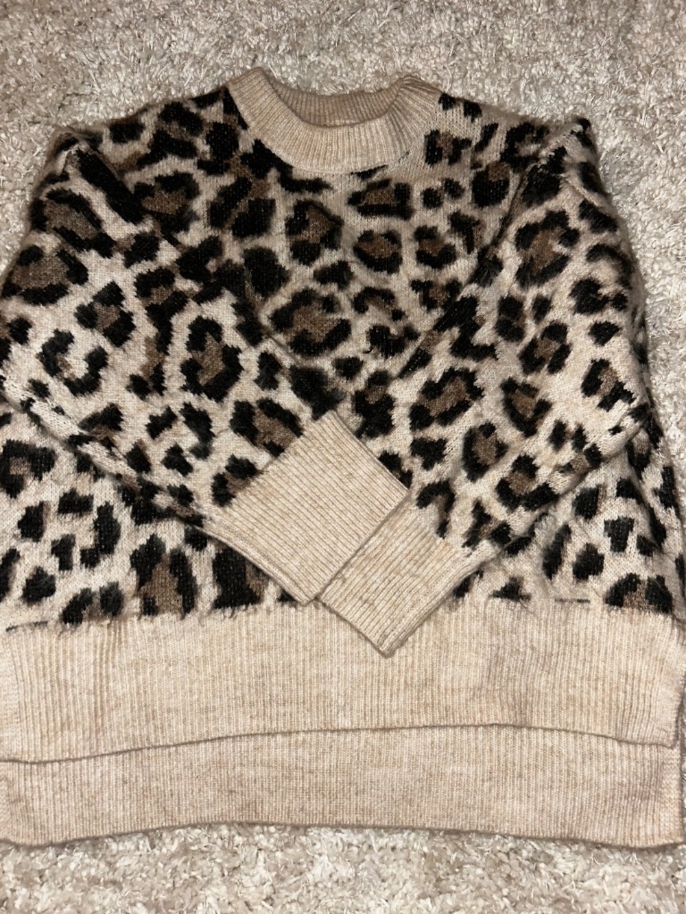 Cheetah Print sweater